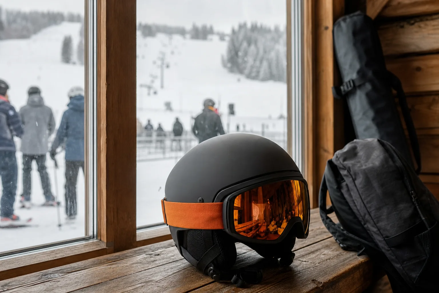 Quiksilver Storm Black skidglasögon med 40 mm band
