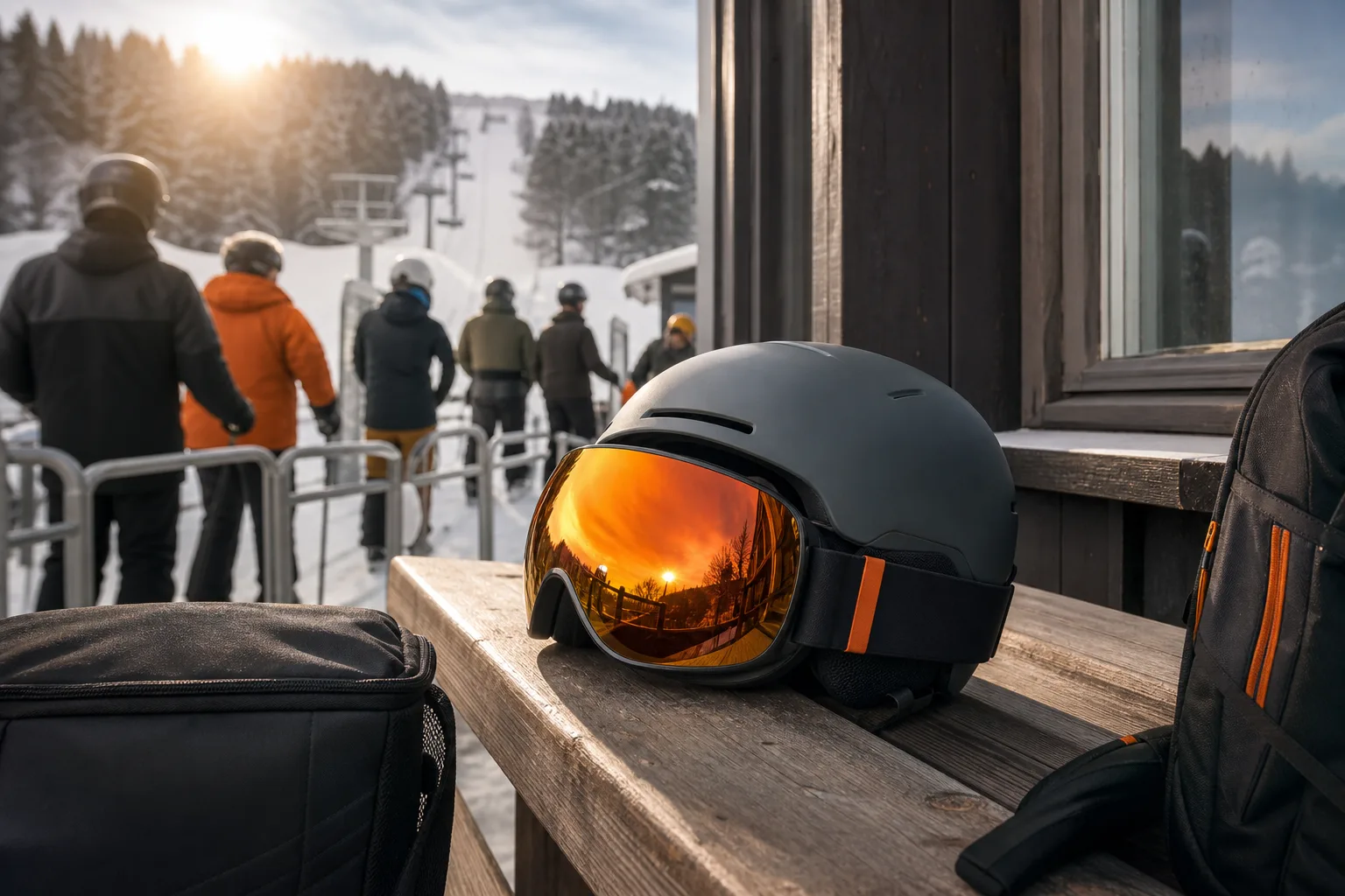 Oakley Flight Deck L Matte Black med sfärisk Prizm-lins