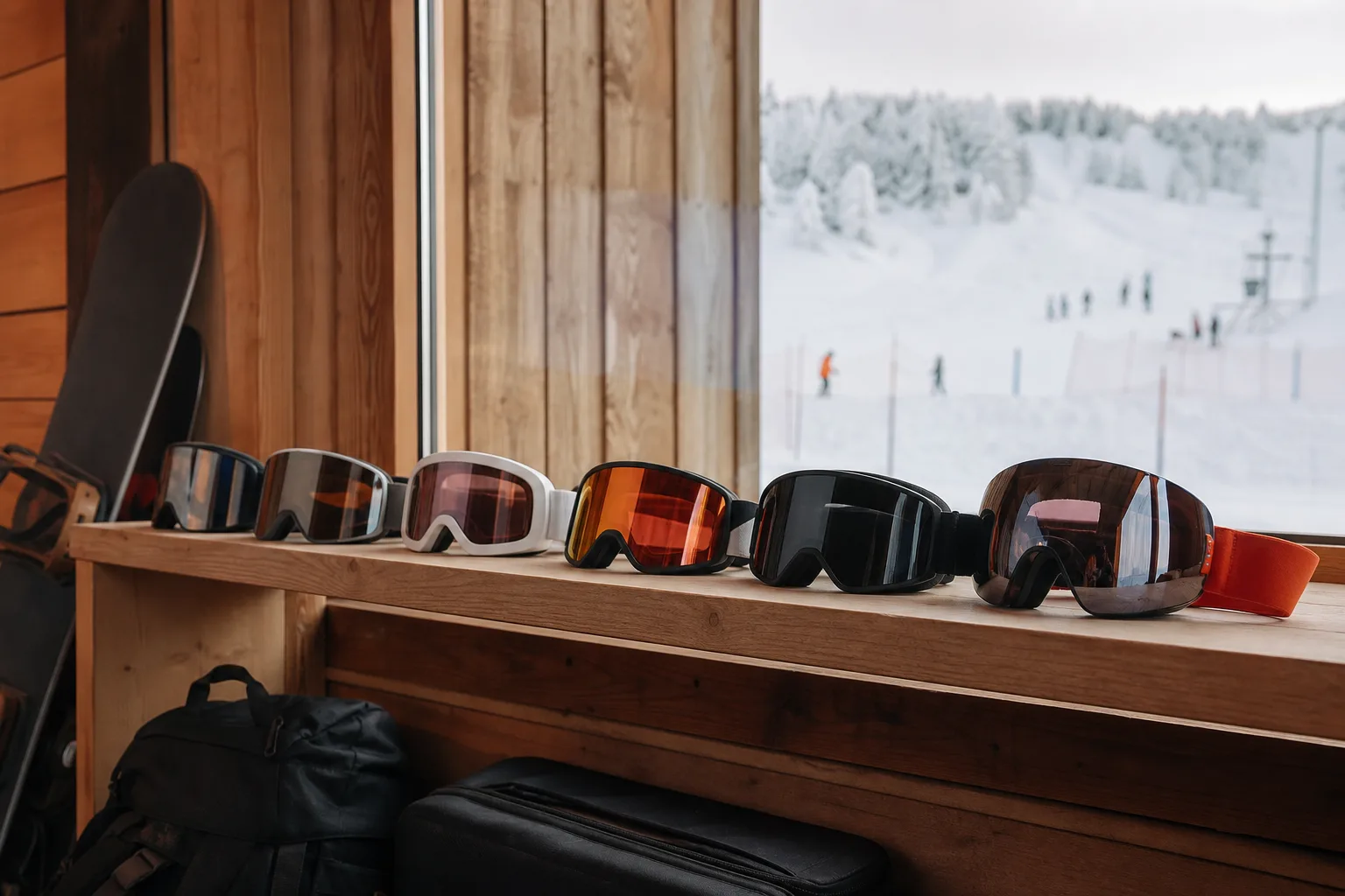 Smith Squad XL White Fade Out med två ChromaPop-linser