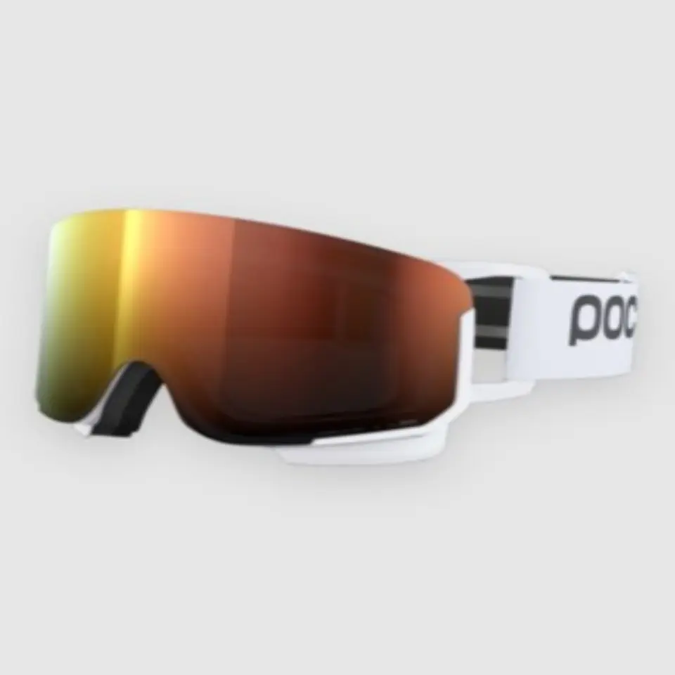 POC Nexal Hydrogen White Goggle med cylindrisk lins
