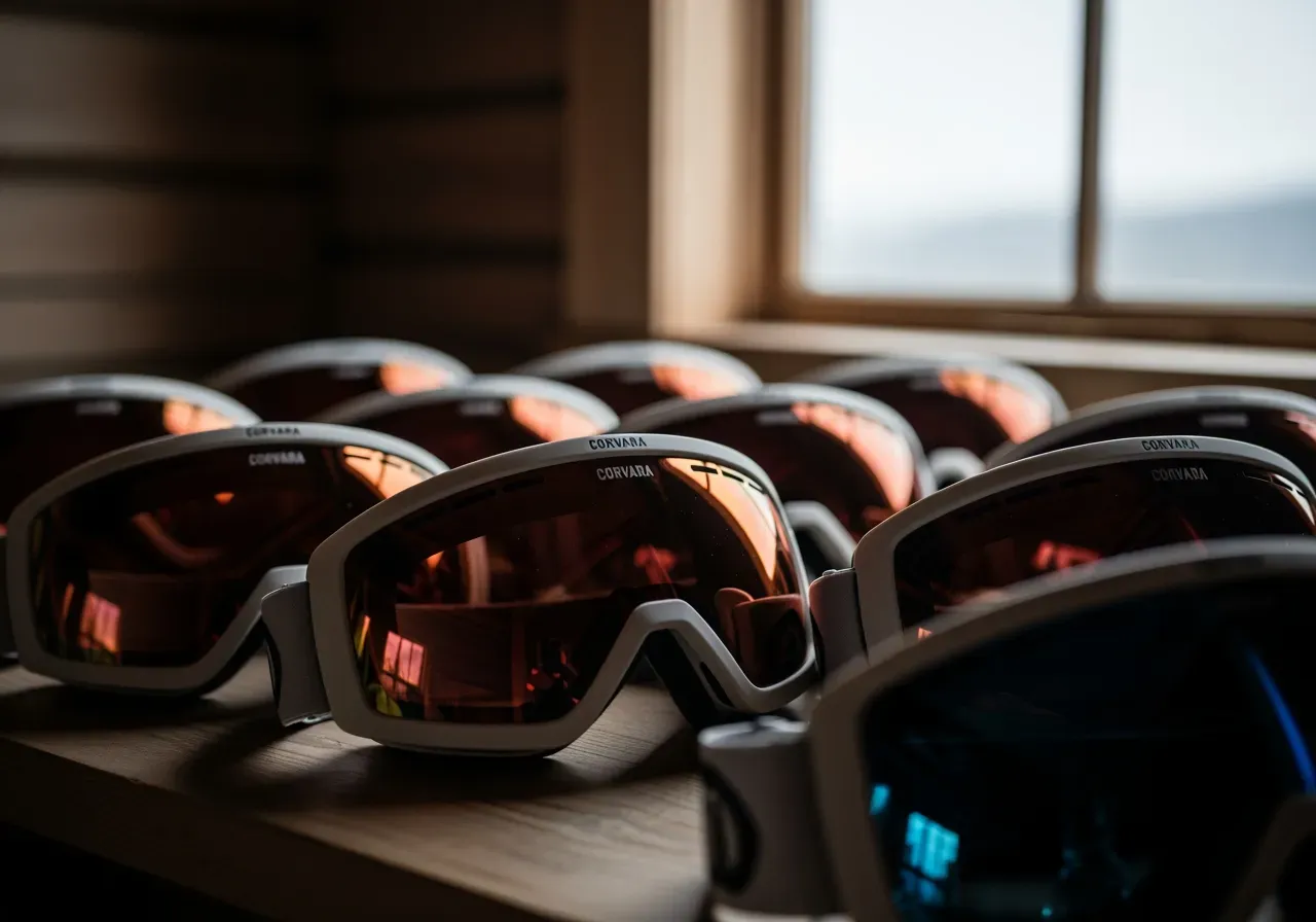 Magnetiska masker för Corvara skidglasögon