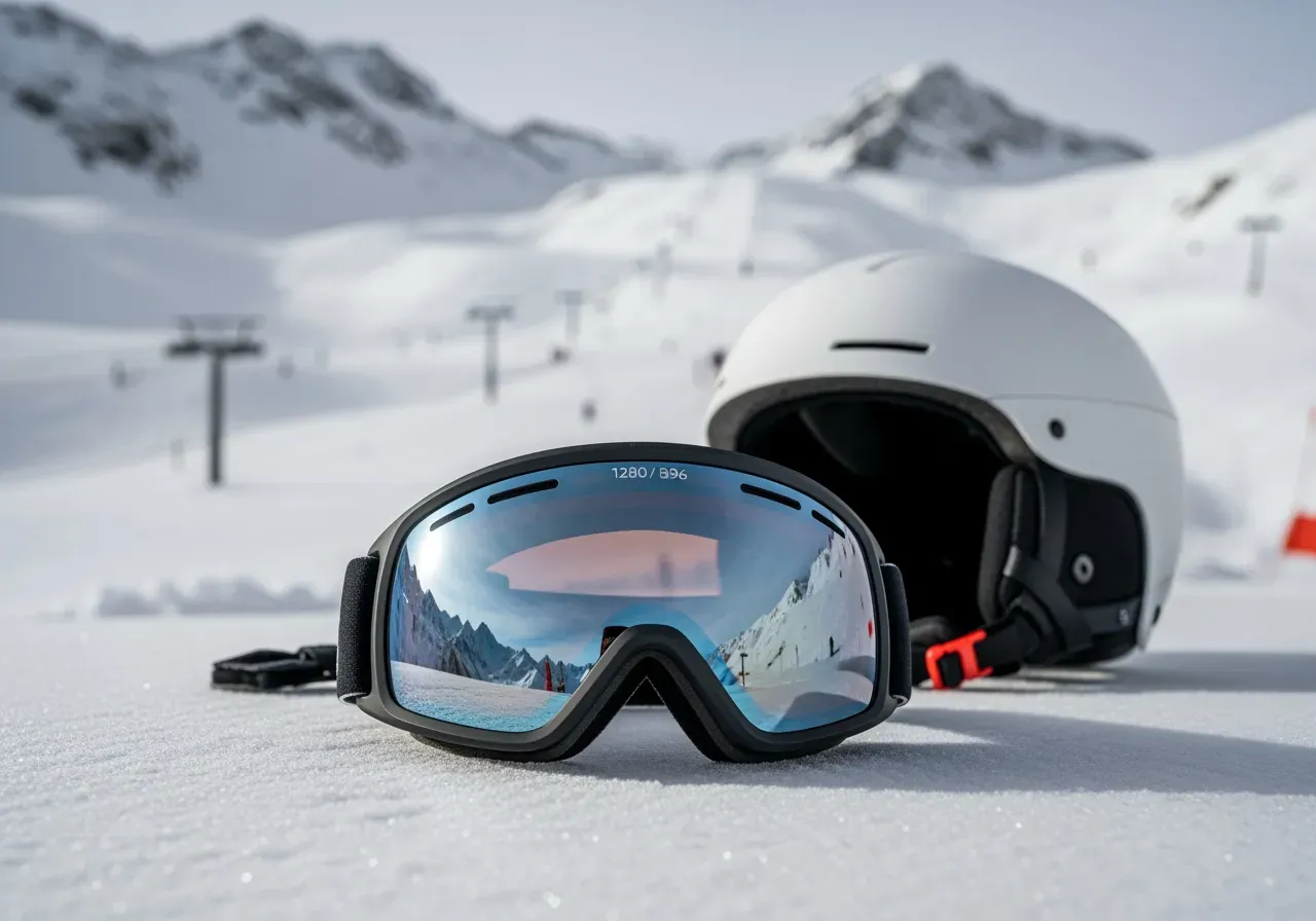 Hjälmkompatibla skidglasögon i Val Thorens