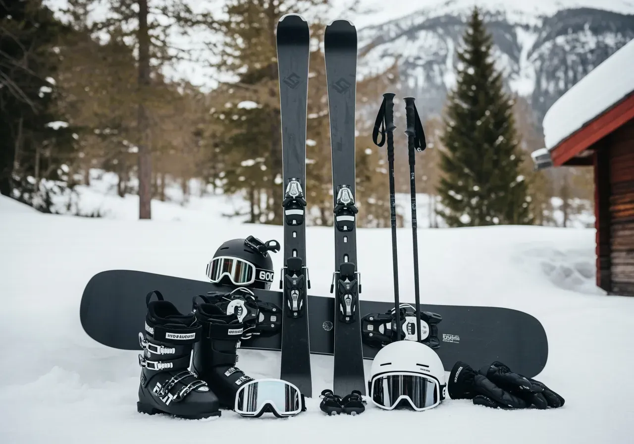 Bad Gastein expertpaket svart och vitt