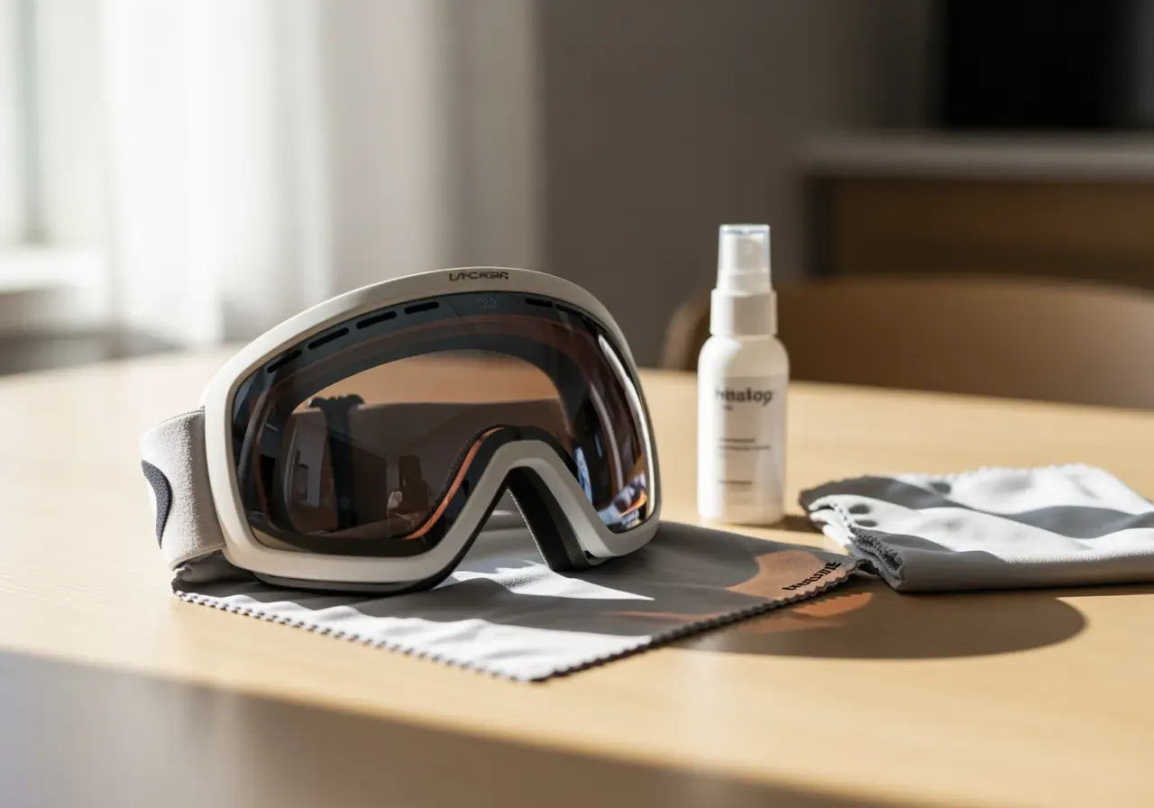 Skötsel av expertpaket skidglasögon