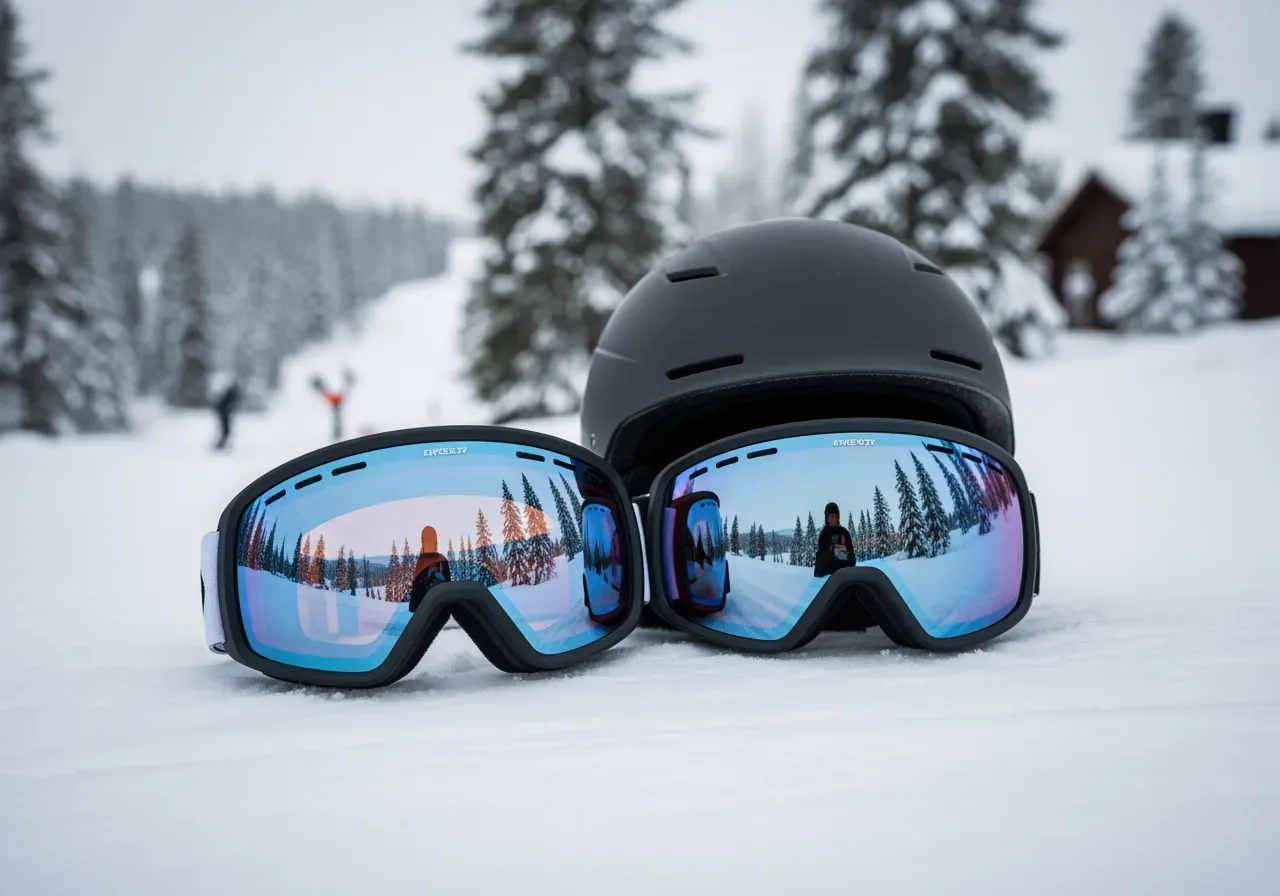 Hjälmkompatibla OTG-skidglasögon för fortsättare med glasögon