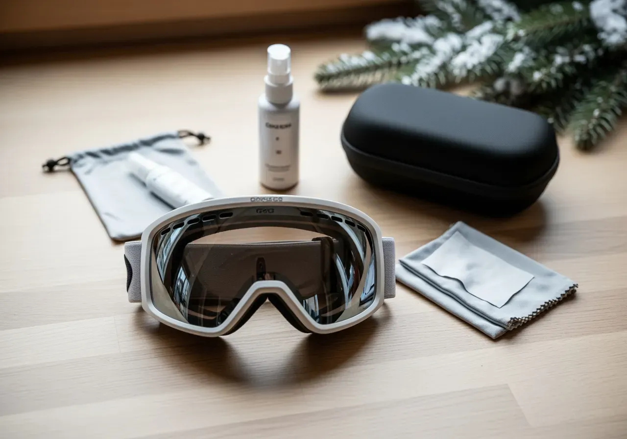 Skötsel och skydd för skidglasögon