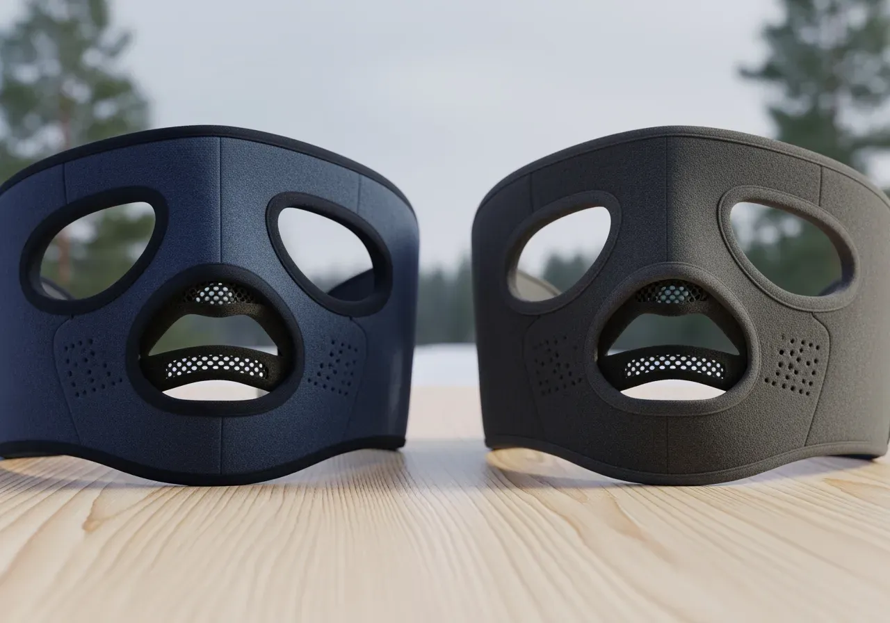 Masker till skidglasögon utan imma